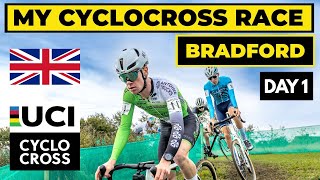 MY UCI CYCLOCROSS RACE @ BRADFORD UK day 1 - pov bike - go pro