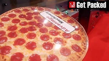 High Speed Side Seal Shrink Wrapping Machine -  SeleCTech S-50 Stainless Steel Wrapping Pizza