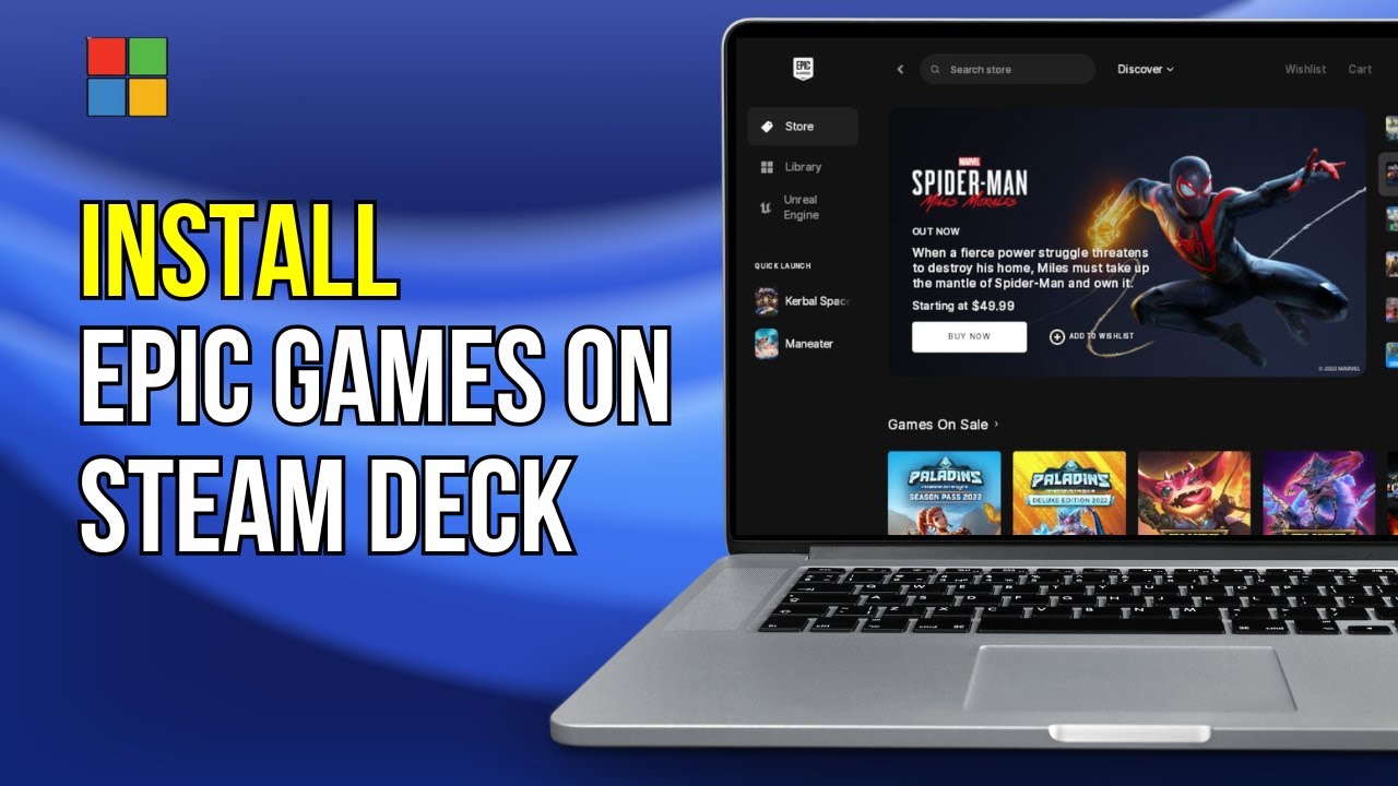 How To Install Epic Games Launcher On Steam Deck (Easy Way) - YouTube