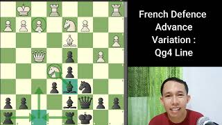 PART 4 | French Defence: Advance Variation with Qg4 Line (Tagalog Chess Tutorials)
