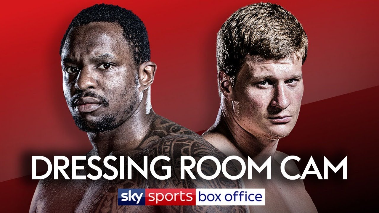 LIVE! Dillian Whyte vs Alexander Povetkin | DRESSING ROOM CAM!  