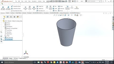 SolidWorks tutorial for beginners part 2 :- make conical Hooper & elbow በአማርኛ