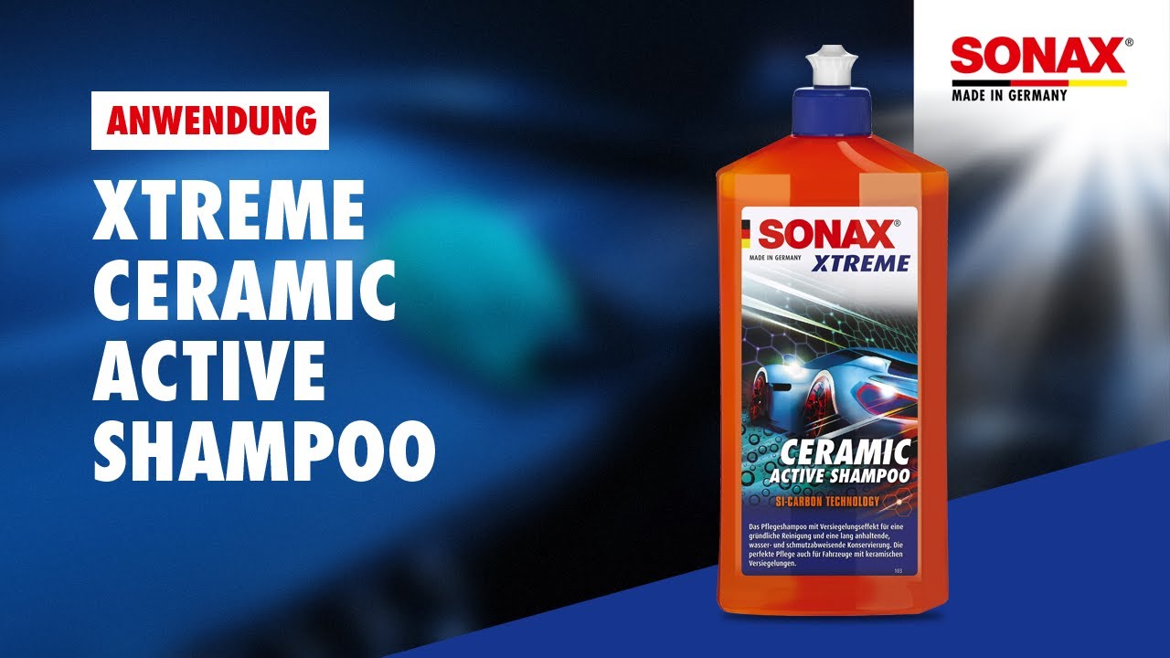 katastrofale race pelleten Skab en langvarig glans med SONAX Xtreme Ceramic Active Shampoo
