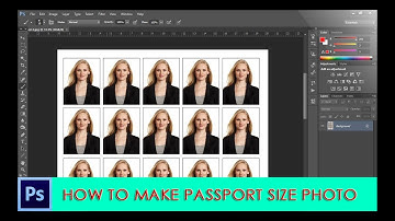 How to Create Passport size Photos in Photoshop CS6
