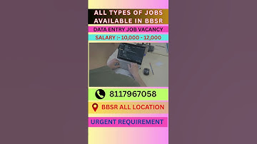 Data entry operator jobs #bhubaneswar #dataentryjob #short #shorts #shortvideo #shortsfeed #job