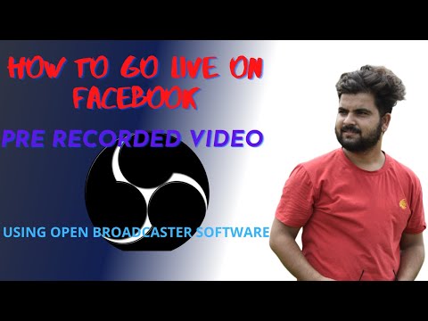How to go live on youtube and facebook from recorded video II Pre-recorded II  Live Streaming II