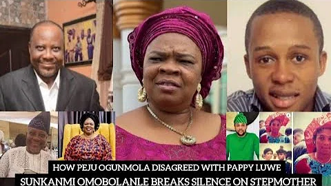 HOW PEJU OGUNMOLA DISAGREED WITH ALUWE BUT SUNKANMI OMOBOLANLE BREAKS SILENCE ON HIS STEPMOTHER ****