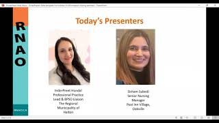 RNAO Nursing Leadership in Long-Term Care Homes: Oct. 25, 2021