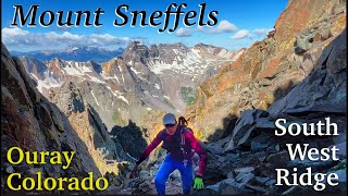 Mount Sneffels | 'Switzerland of America' Ouray CO! | Southwest Ridge Cinematic Class 3 [4K UHD]