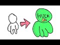 #hulk #transformation #flipaclip #funny animation