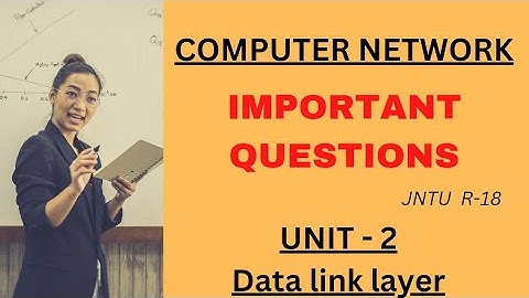 Important questions | Computer Networks | Unit -2 #jntu