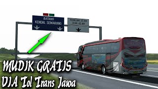 Mudik Gratis Bersama BUMN 2019!!! Naik Bus Kupu Kupu Ayu Red Admiral Di Tol Trans Jawa