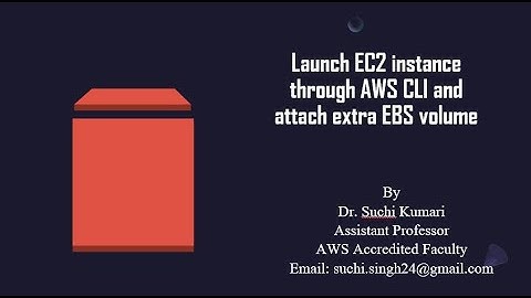 Launch EC2 instance through AWS CLI and attach extra EBS volume