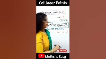 Three Dimensional Geometry Class 11 | Distance Formula | Collinear Points #shorts #youtubeshorts #3d