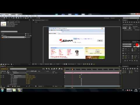 CZTUTORIÁL  – After Effects 001 –  Upoutávka na váš web