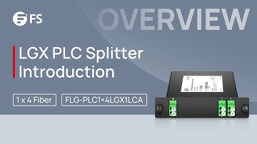 1 x 4 LGX Cassette PLC Splitter Overall Introduction | FS