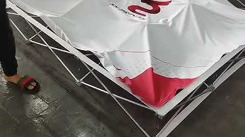 Tension Fabric Pop Up Backdrop Installation Video