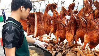 Recipe and Taste from a Chinese Man in Phnom Penh - Crispy Pork Belly, Braised Pork & Roasted Ducks