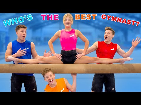 Who is The Best at Gymnastics? Rematch! Brothers and Sister Challenge