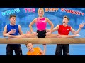 Who is the best at gymnastics rematch brothers and sister challenge