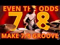 7:8 Drum Lesson  Smooth Your Groove with a 2 Bar Ride Cycle