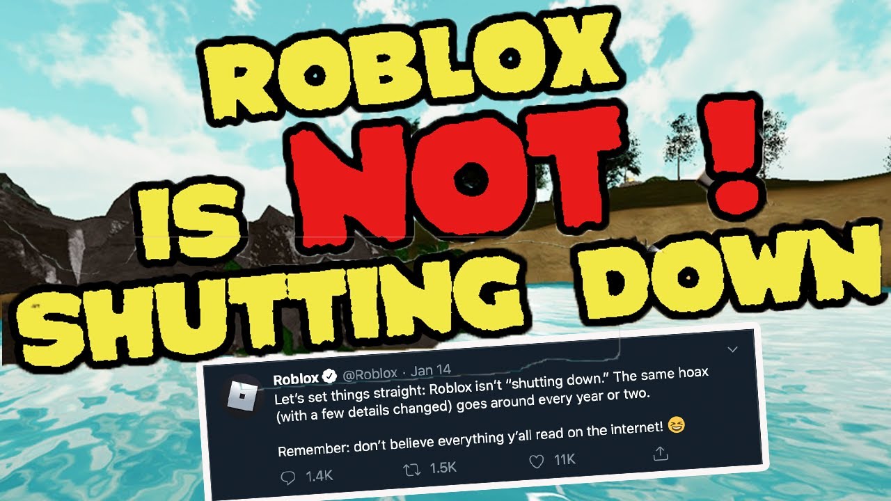 when will roblox shut down