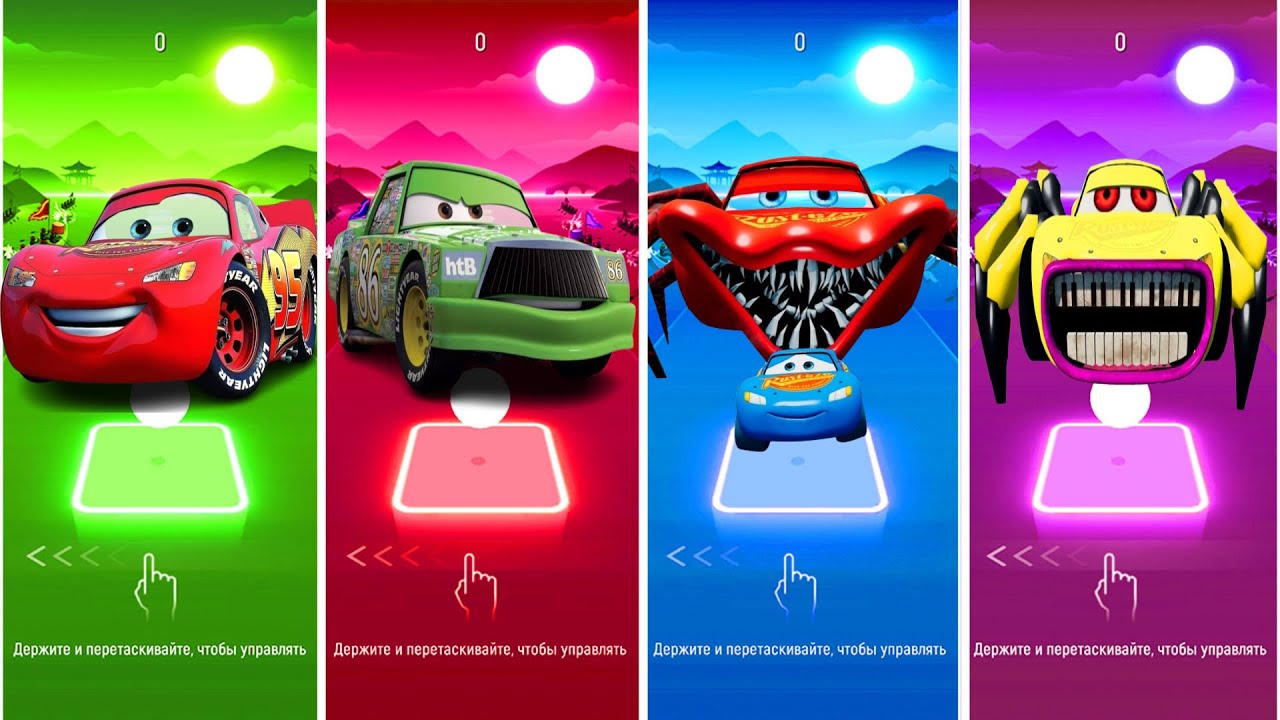 Epik Tiles Hop - Crazy McQueen Monster Tiles Hop Challenge!