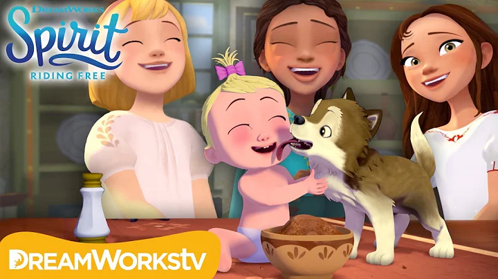 Lucky Saves a Baby Wolf | SPIRIT RIDING FREE | Net...