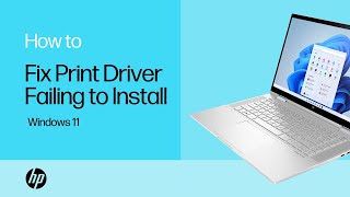 how to fix a windows 11 print driver failing to install | hp printers | hp support