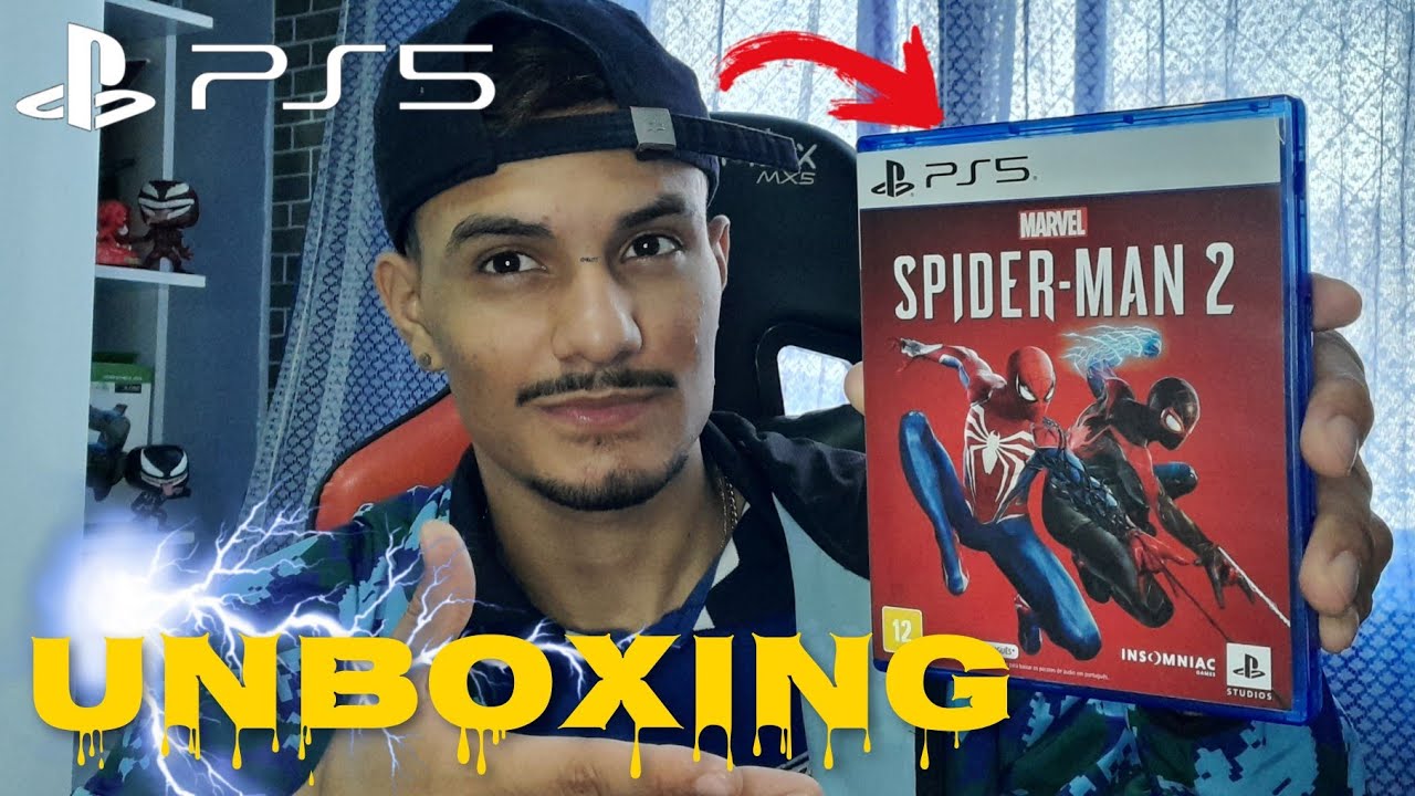 Unboxing - Mídia Física Spider-Man Miles Morales Ultimate