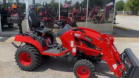 Introducing the Kioti CS2220 HST with loader.