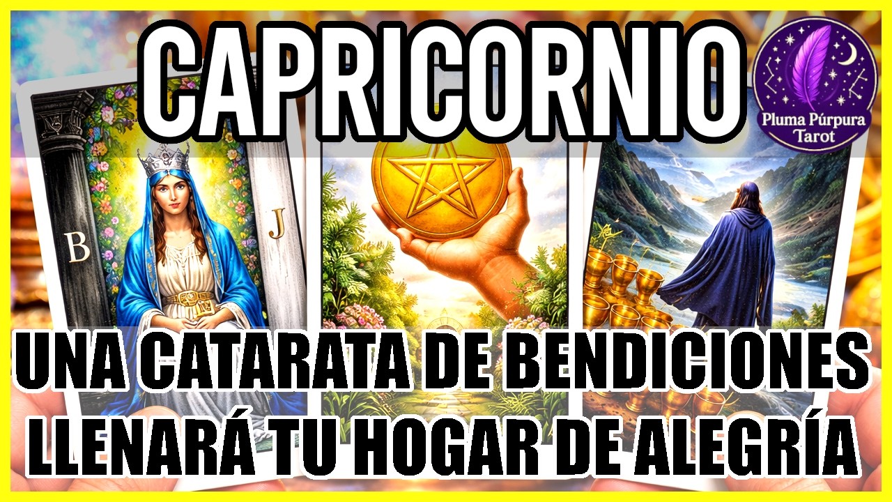 Capricornio ☘️  Santo Dios! Se Desencadenan Las Mejores Bendiciones De Tu Vida! ☘️#Capricornio