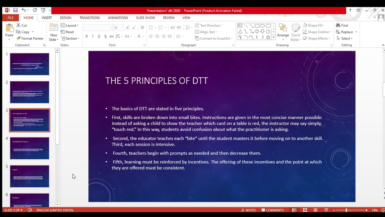 Discrete trail teaching/Discrete trail training DTT Aba B.ED learning Disability special education
