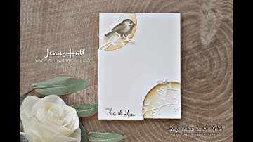 Petal Palette clean and simple card using Stampin Up products with Jenny Hall
