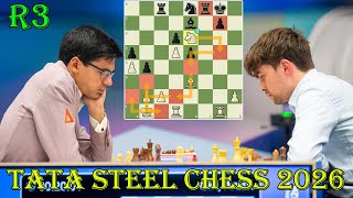Jorden van Foreest (2703) vs Anish Giri (2760) || Tata Steel Chess 2026 - R3