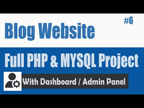 How to Create a Blog PHP & MySQL database #6 | Count post comment & Like