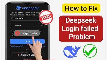 How to Fix Deepseek Ai Login failed Problem | Deepseek Ai Login Error (New Update)