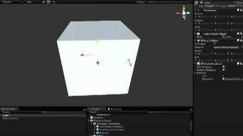 Unity3D Урок 1 - Пример игры Unity3D [Создание простой сцены]