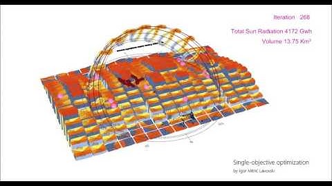 Single-objective optimization with Grasshopper3D