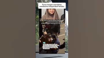 Celine evangelista ikut bantu para demooo