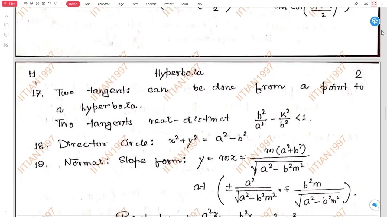 HYPERBOLA | MATHS | JLEE