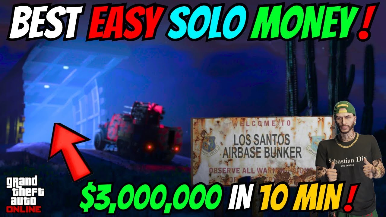BEST WAY TO MAKE MONEY SOLO IN GTA 5 Online EASY FAST Money Guide 