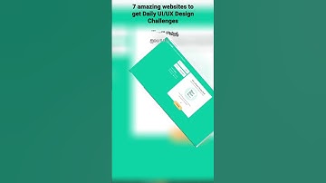 Websites for UI/UX Design Daily Challenges in 2023 #shorts #uiux  #dailychallenge #figma #uidesign
