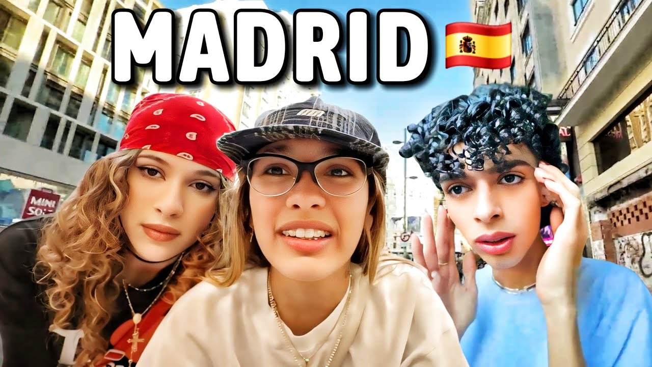 CAMINAMOS POR MADRID Y ESTO PASA 💀😱 | Alondrissa, Rainelis & Alex 