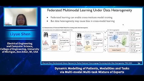 Prof. Liyue Shen: Dynamic Modelling of Patients, Modalities and Tasks via Multi-modal .....