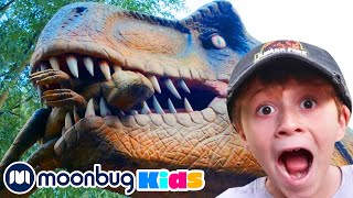 GIANT TREX at Family Visit! @TRexRanch | Jurassic TV | Dinosaur Videos