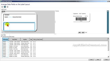 DYMO 450 Twin Turbo Lesson 9 - Merging Excel and Access Files
