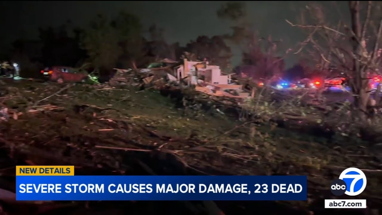 Severe weather in Midwest, South leaves at least 23 dead - YouTube