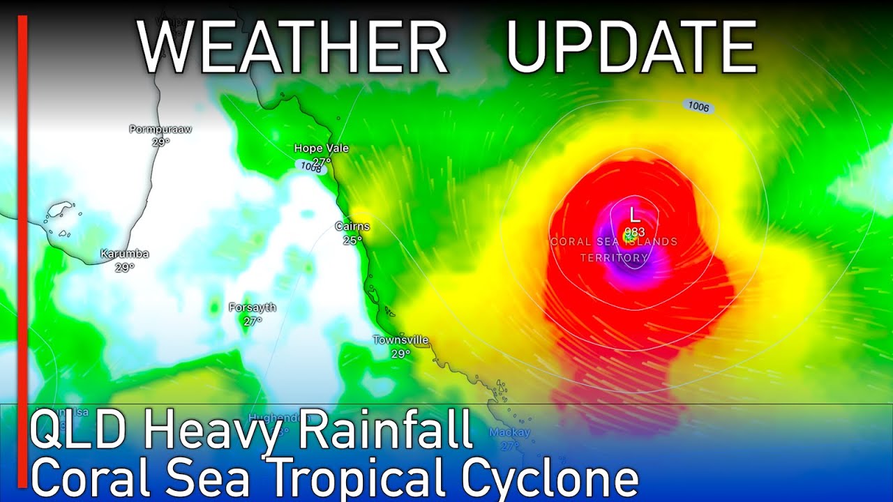 A Strong Tropical Low is Forecast to From in the Coral Sea and Dump ...