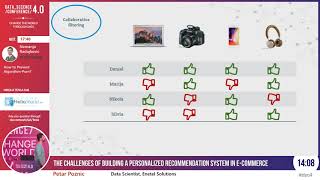 [DSC 4.0] The Challenges of Building a Personalized Recommendation System in E-Commerce - P. Poznic